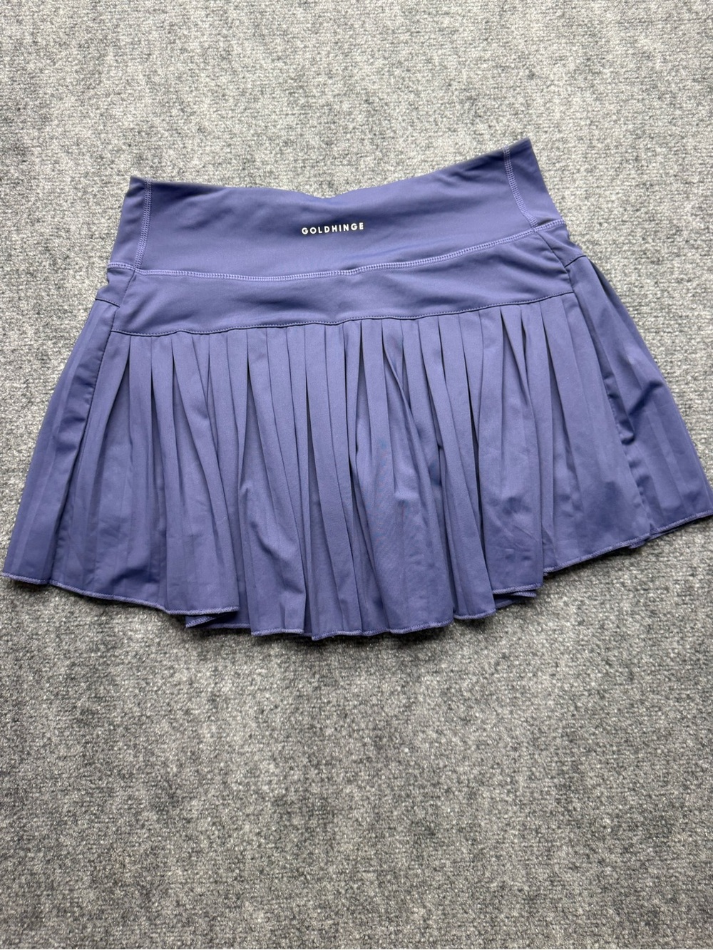 Gold Hinge Women’s Large Lavender Fields Pleated athletic Tennis Skirt